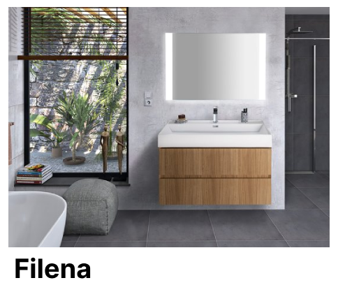 Koupelnové skříňky Sapho Filena